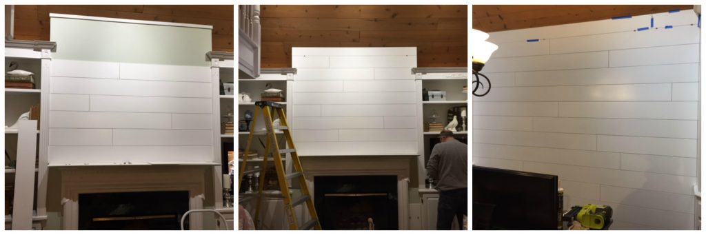 Shiplap in Progress