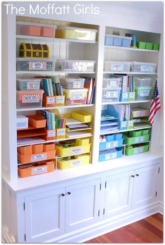Organized Shelves