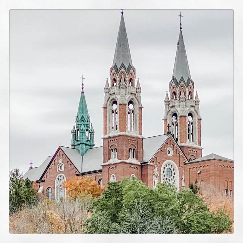 Holy Hill Basilica that we discovered as a couple on our Satur-date