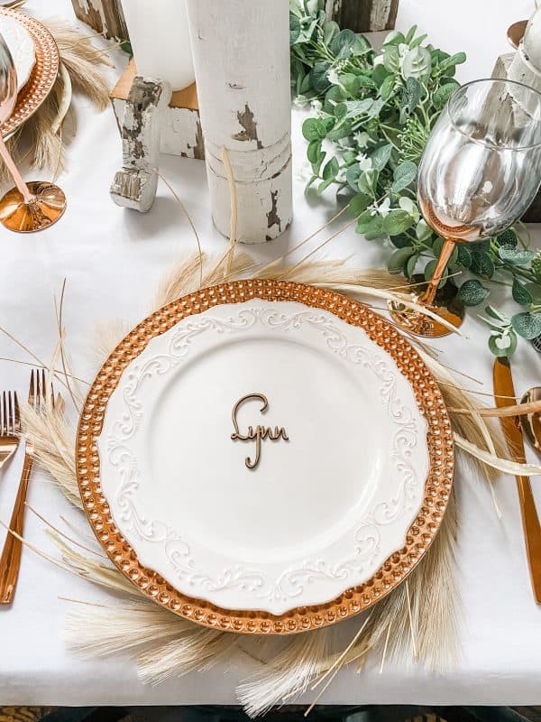 Tablescape for Thanksgiving this year