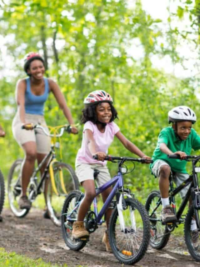 taking a bike ride is a great idea to celebrate Mom