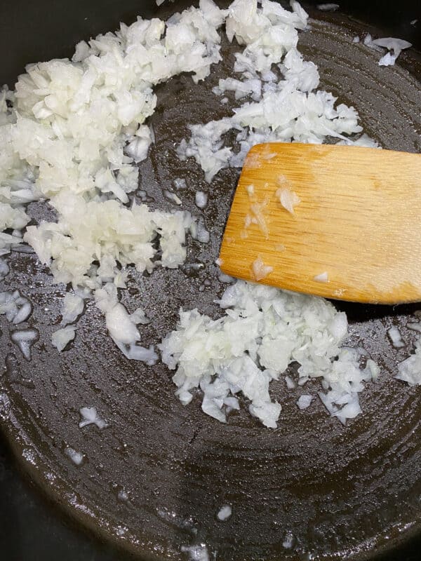 Cooking Onions in Oil