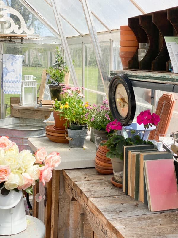 Greenhouse Potting Bench