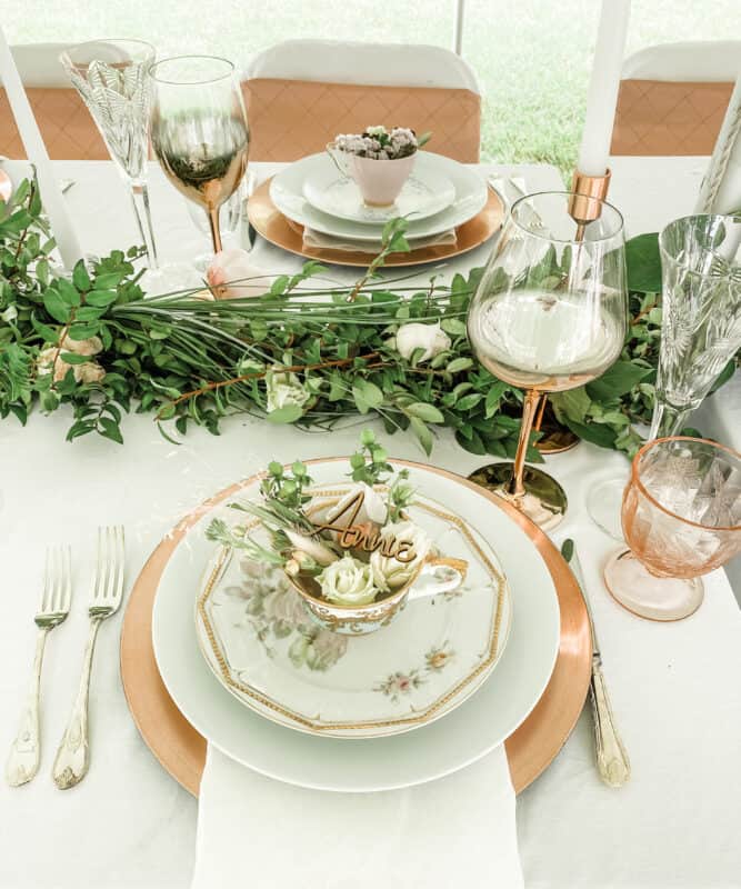 Vintage Table Setting