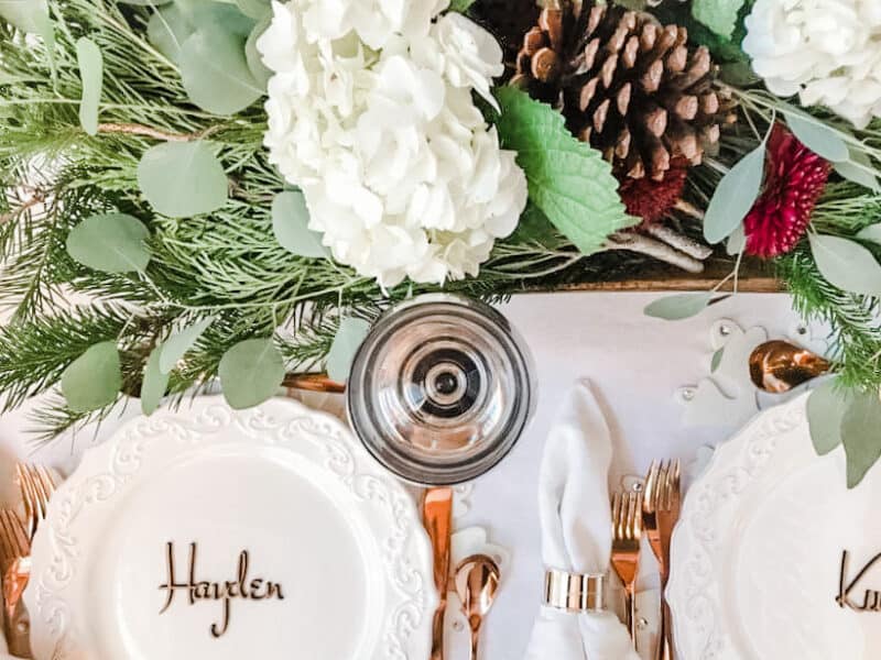 Christmas Eve Tablescape