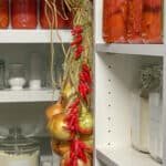 Canned Tomatoes in Pantry