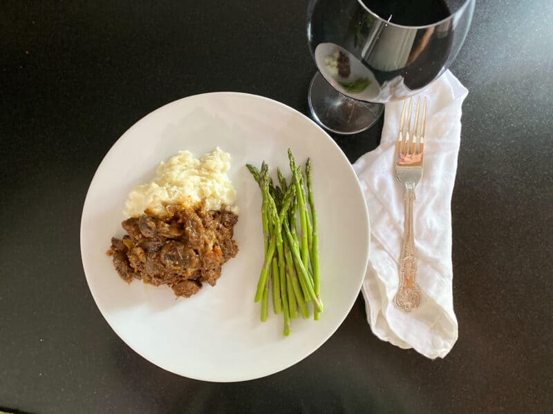 The Best Beef Bourguignon. My version of Julia Child's Beef Bourguignon