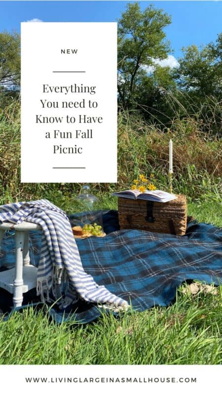 Pinterest Pin for Fall Picnic Blog Post