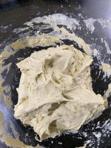 Dough after lift and fold