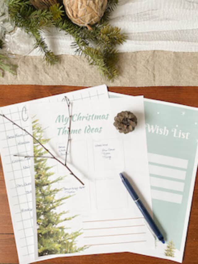 Holiday List and Christmas Organizing