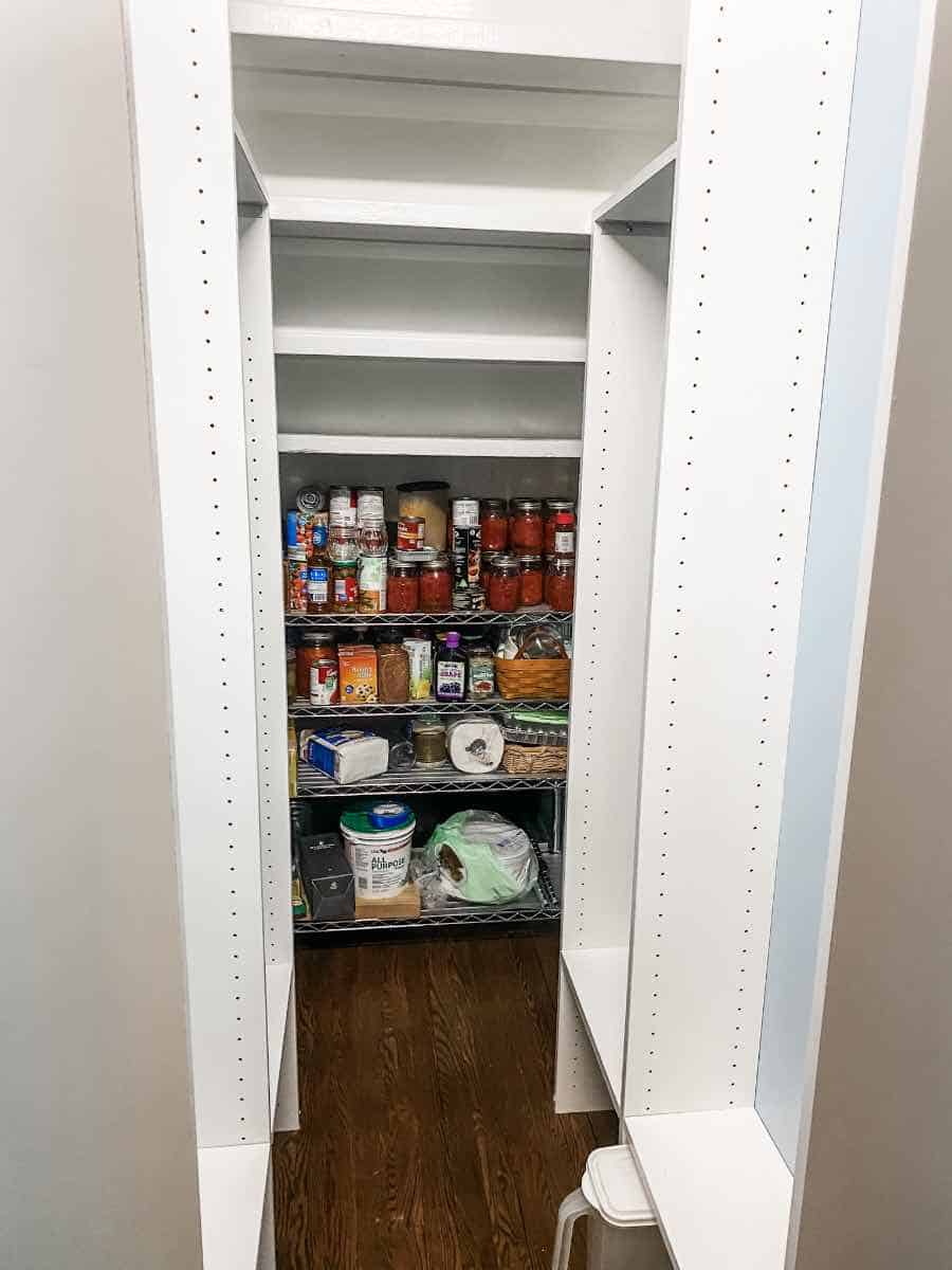 Indiri Wood: Creating Pantry Space. We added a full pantry under the  staircase!