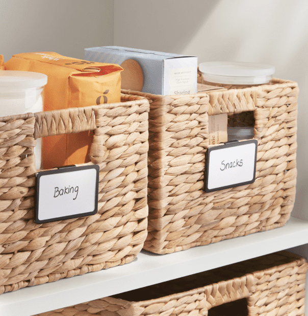 pantry storage baskets