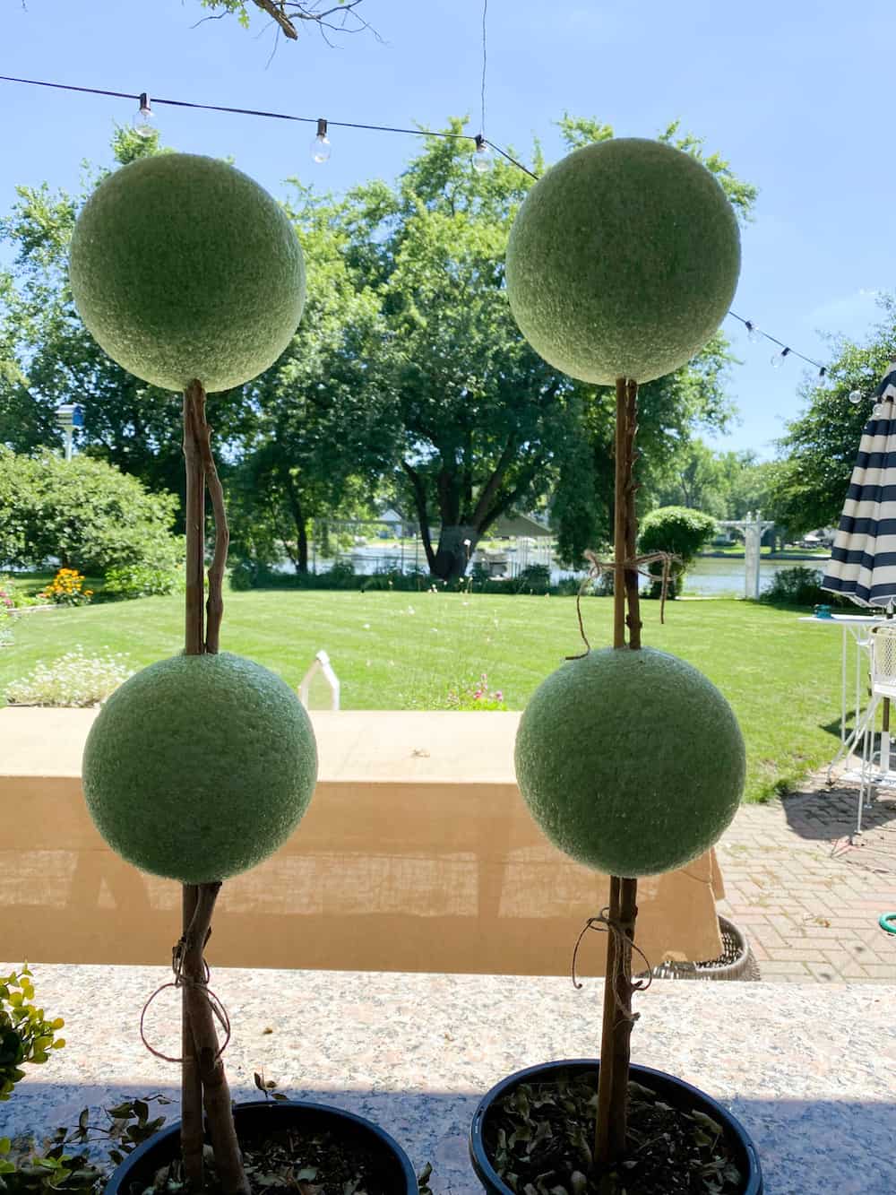 Living Large In A Small House, LLC How to Make a Faux Topiary