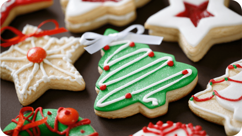 sugar cookies with beautiful icing