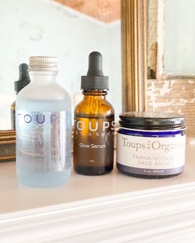 toups & co facial products that I use to have a more eco-friendly life