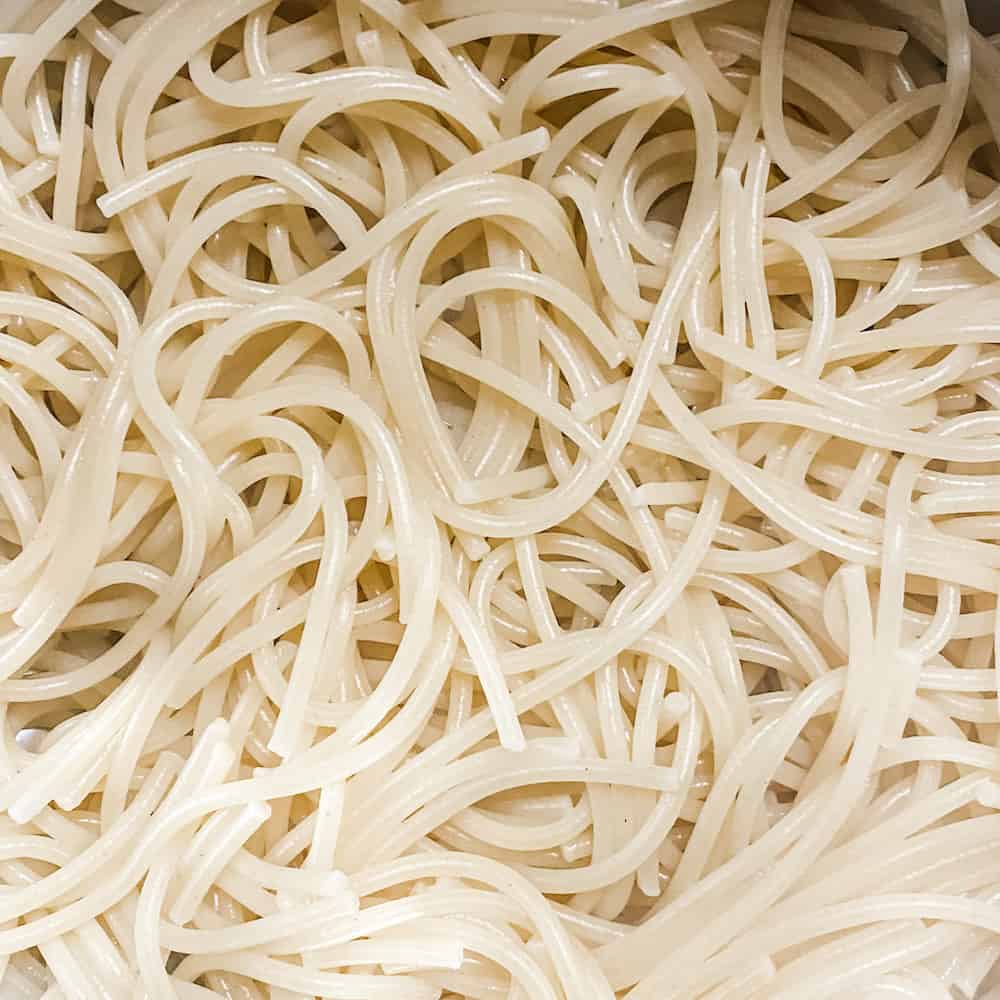 photo of spaghetti pasta noodles.