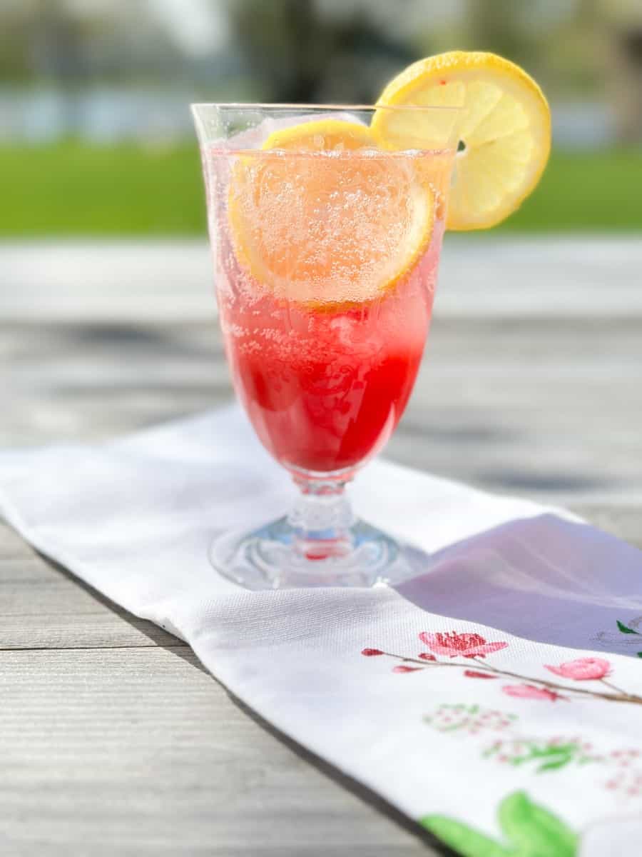 raspberry cordial soda