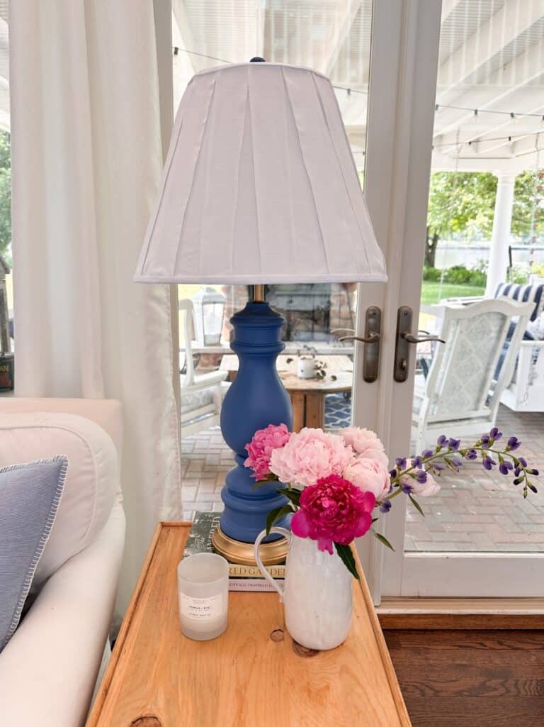 How to Makeover a Goodwill Lamp for Living Room Decor