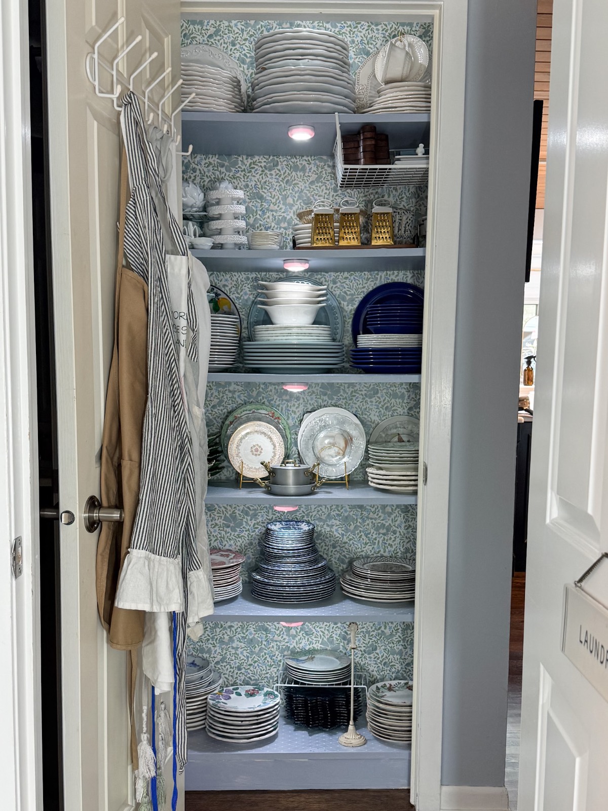 My Hall Linen Closet is Now a Hosting Closet: And Here is Every Step It Took